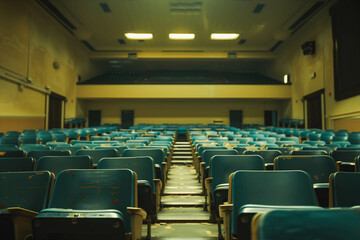 Fototapeta premium View of an empty lecture hall