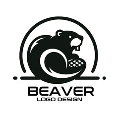 Beaver Vector Logo Design