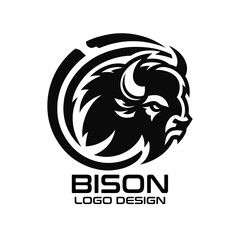 Bison Vector Logo Design