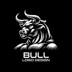 Bull Vector Logo Design