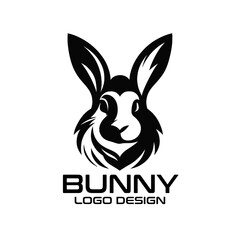 Fototapeta premium Bunny Vector Logo Design