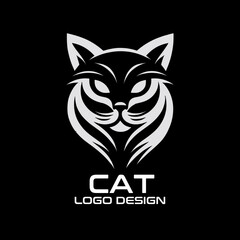 Cat Vector Logo Design