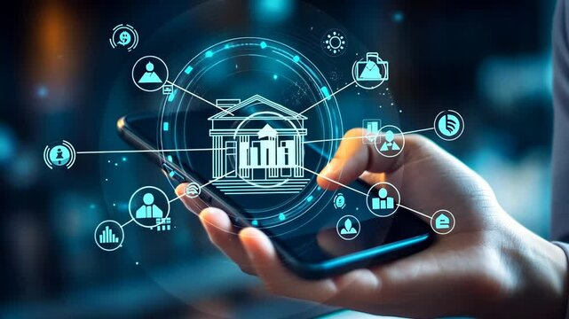 Futuristic Banking Interface Concept