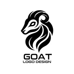 Goat Vector Logo Design