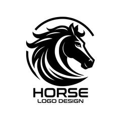 Horse Vector Logo Design