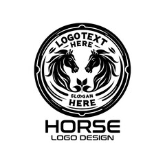 Horse Vector Logo Design