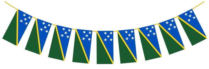 flag of the solomon islands, flag of the country of the solomon islands, state flag, solomon islands, flag, bunting, bunting flag of the solomon islands, bunting flag