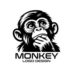 Monkey Vector Logo Design