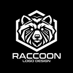 Raccoon Vector Logo Design