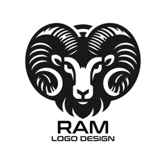Ram Vector Logo Design