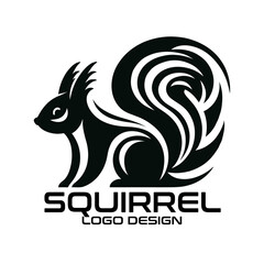 Squirrel Vector Logo Design