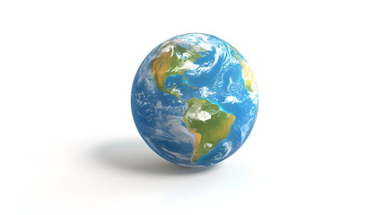 Fototapeta premium Earth Globe icon Ecology 3D