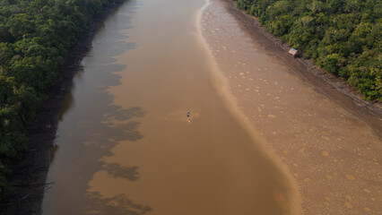 AERIAL PHOTOS OF THE NANAY RIVER IN THE PERUVIAN AMAZON, IGAPOS OR BLACK WATER RIVERS OF THE AMAZON, IN THE ALLPAHUAYO MISHANA NATIONAL RESERVE