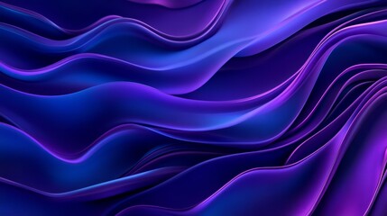 Fototapeta premium Abstract Blue and Purple Liquid Waves
