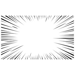 Naklejka premium Comic Speed Line