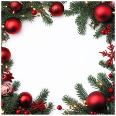 Serene Safety in Blank Space during Christmas Festivities