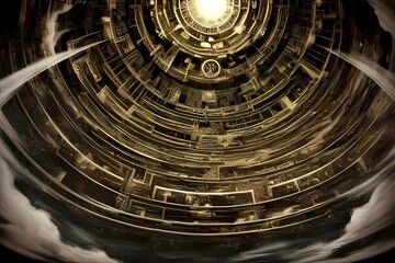 Obraz premium ゲーム背景 戦闘シーンの攻撃モーションエフェクト風背景