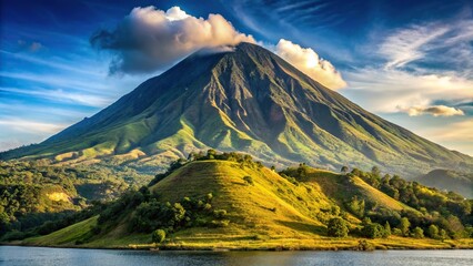 Fototapeta premium Hill landscape in Pemuteran Bali