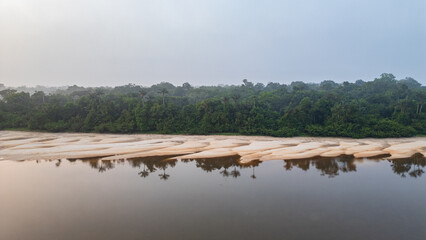 AERIAL PHOTOS OF THE NANAY RIVER IN THE PERUVIAN AMAZON, IGAPOS OR BLACK WATER RIVERS OF THE AMAZON, IN THE ALLPAHUAYO MISHANA NATIONAL RESERVE