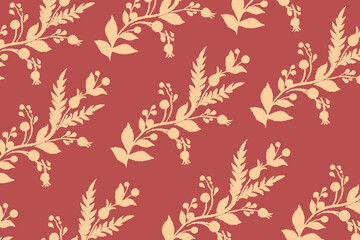 Ethnic floral pattern paisley embroidery design for background,carpet,wallpaper.clothing,wrapping,Batik fabric,Vector illustration.