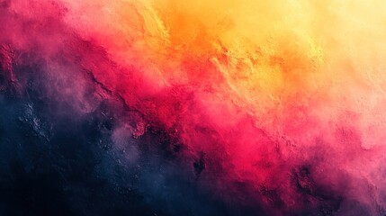 Abstract background with a vibrant gradient of red, orange, yellow, and blue.