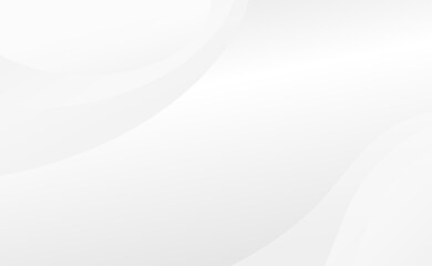 Abstract white background with gray dynamic curve and copy space, Vector illustration