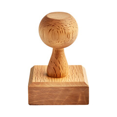 Vintage Stamp Wooden isolated on transparent background