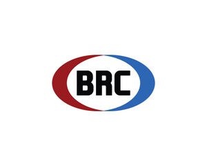 BRC logo design vector template. BRC