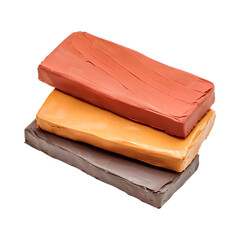 Wet Clay for Children's isolated on transparent background