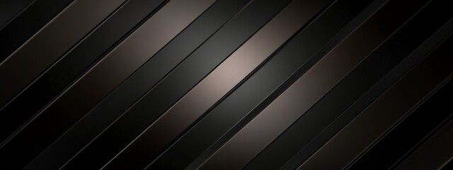 Obraz premium Abstract dark metal panels with sleek and modern diagonal alignments