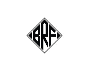 BRF logo design vector template. BRF