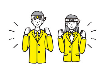 高校生　ガッツポーズ