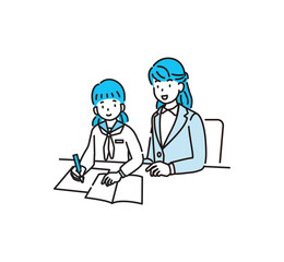 中学生　勉強　塾