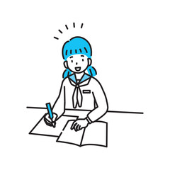 中学生　勉強　塾