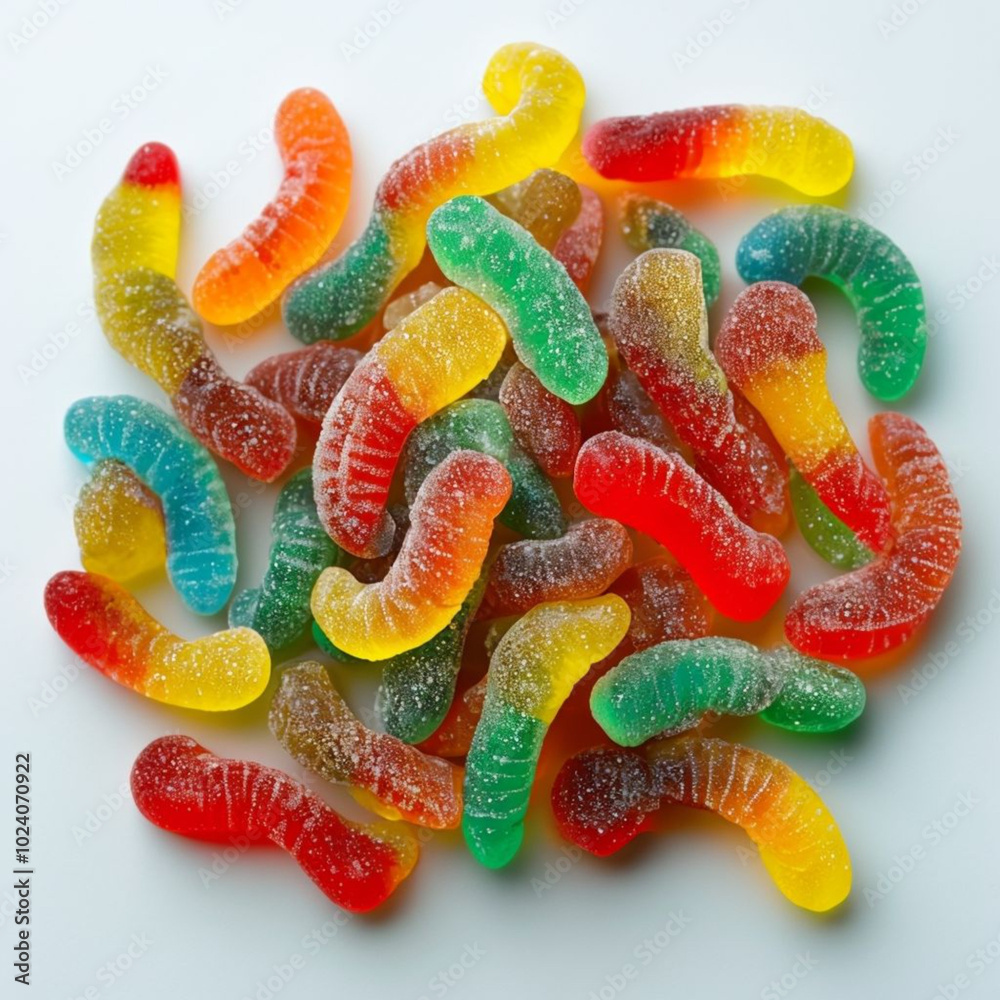 Wall mural gummy candy