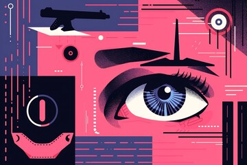 Ai threat detection for defense depicted in an abstract design where artificial intelligence analyzes sensor data and identifies potential threats to alert defense systems