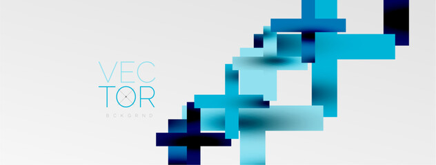 Colorful squares, lines minimal abstract background. Vector Illustration For Wallpaper, Banner, Background, Card, Book Illustration, landing page