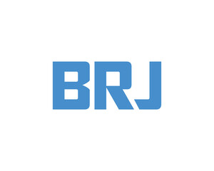 BRJ logo design vector template. BRJ