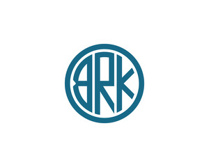 BRK logo design vector template. BRK