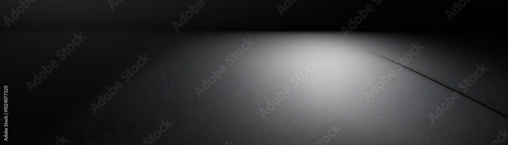 Poster A textured black surface illuminated by a single light source