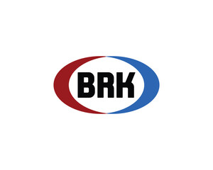 BRK logo design vector template. BRK