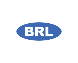 BRL logo design vector template. BRL