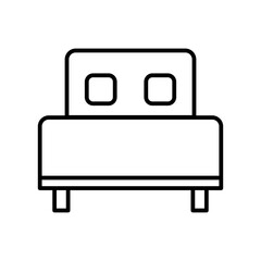bed line icon