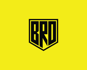 BRO logo design vector template. BRO