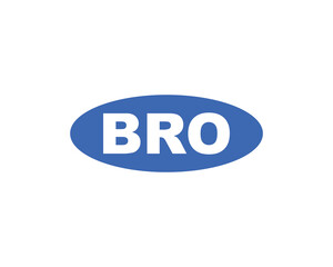 BRO logo design vector template. BRO