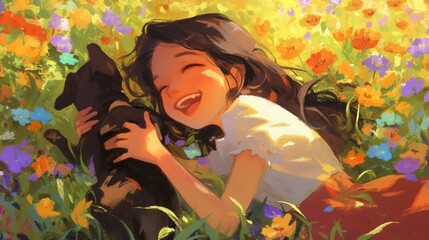 毛皮の友人との楽しいひととき4