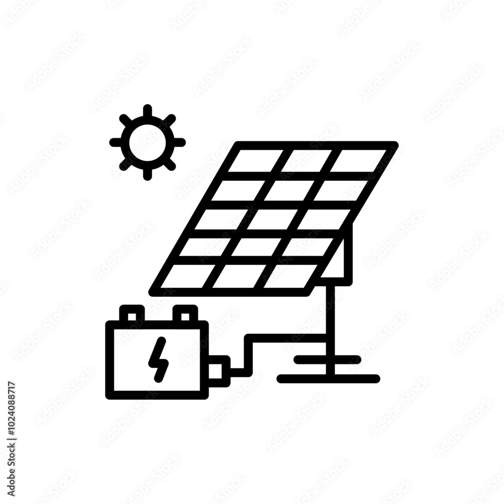 Poster Airport location icon Outline vector for web ui