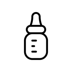 baby sippy icon Outline vector for web ui