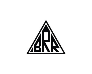 BRR logo design vector template. BRR