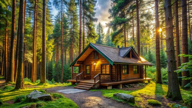 Cozy Forest Retreat: Charming Altanka Domek Surrounded by Nature for Relaxation and Serenity in the Woods